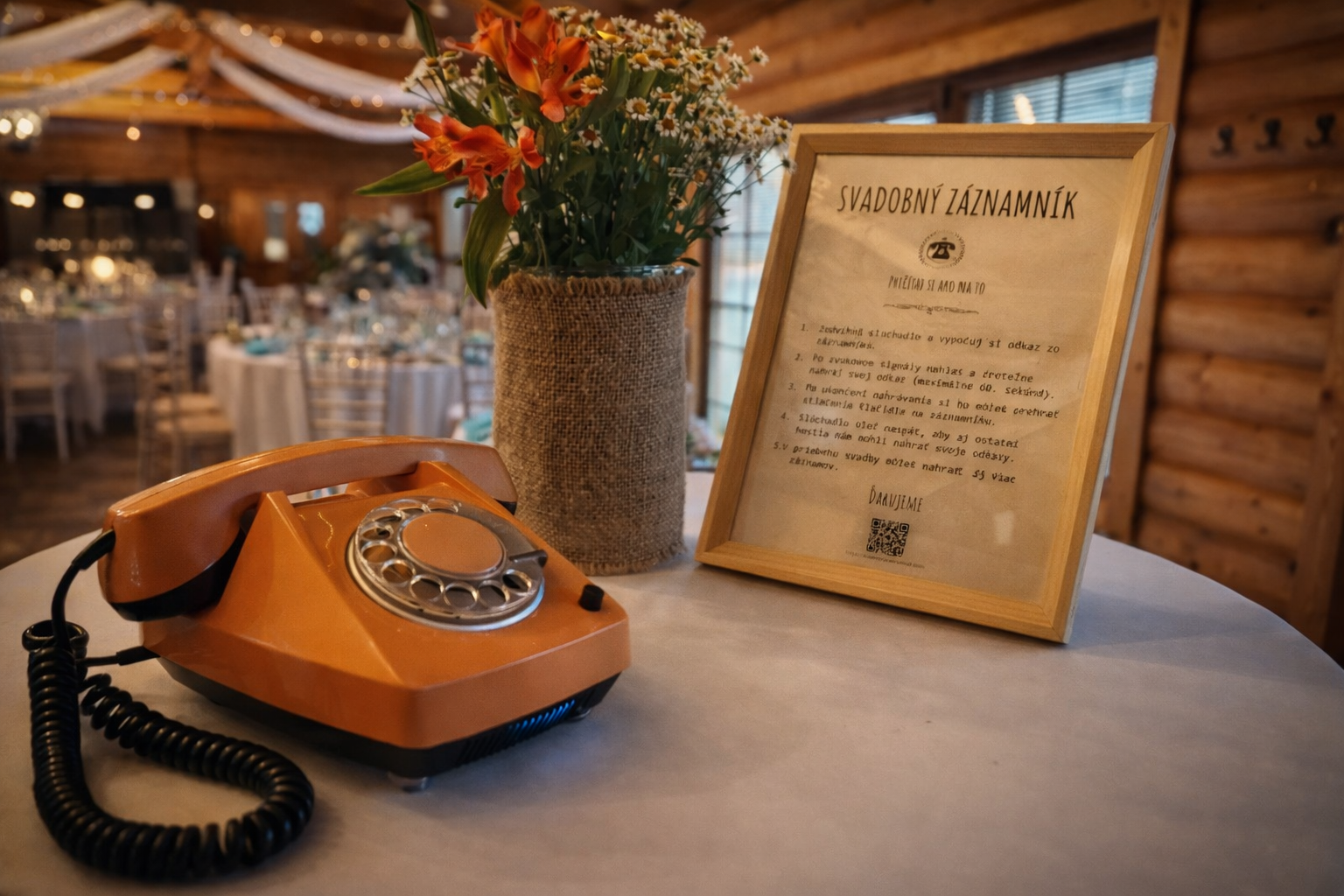 Oranžový telefón